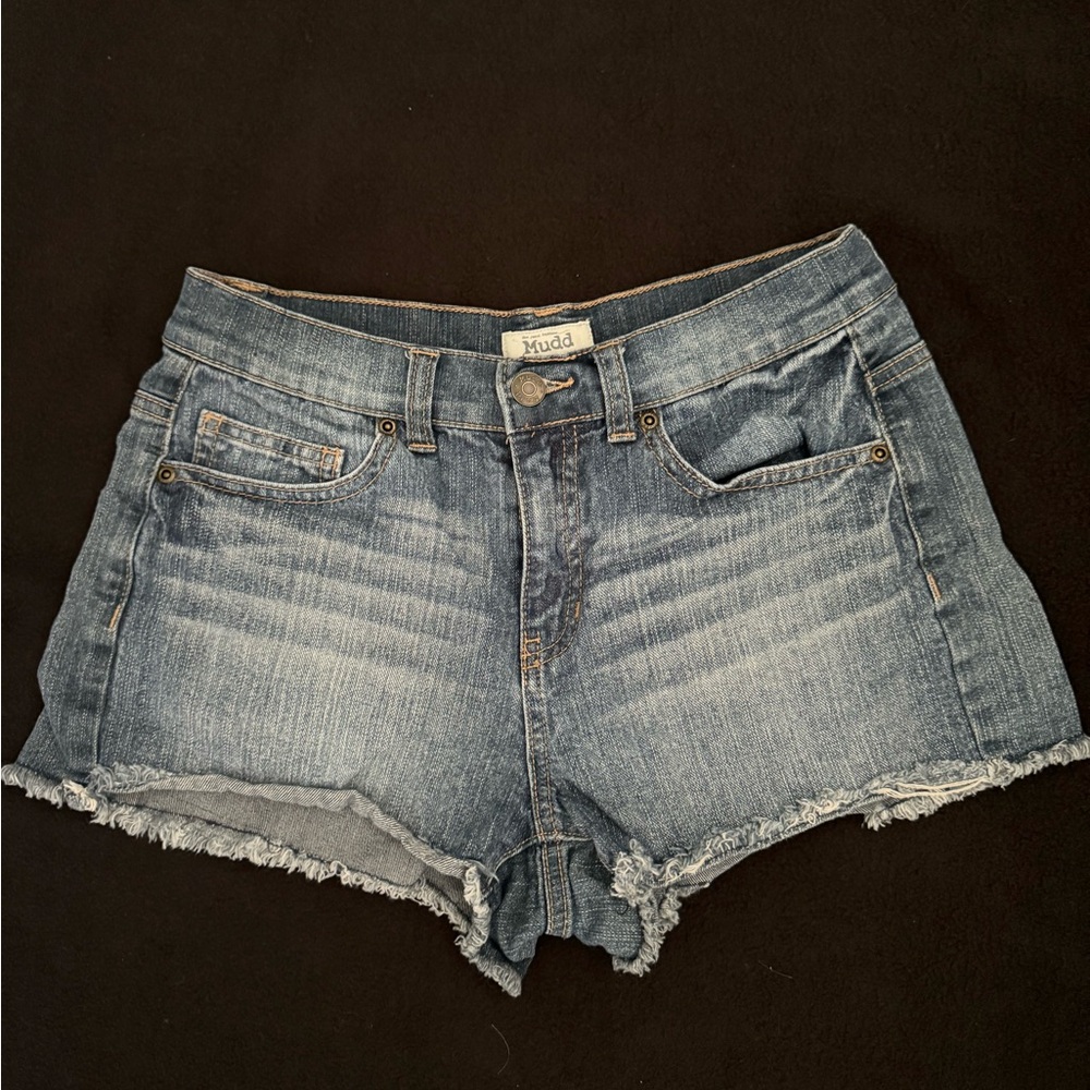 y2k Mudd jean shorts